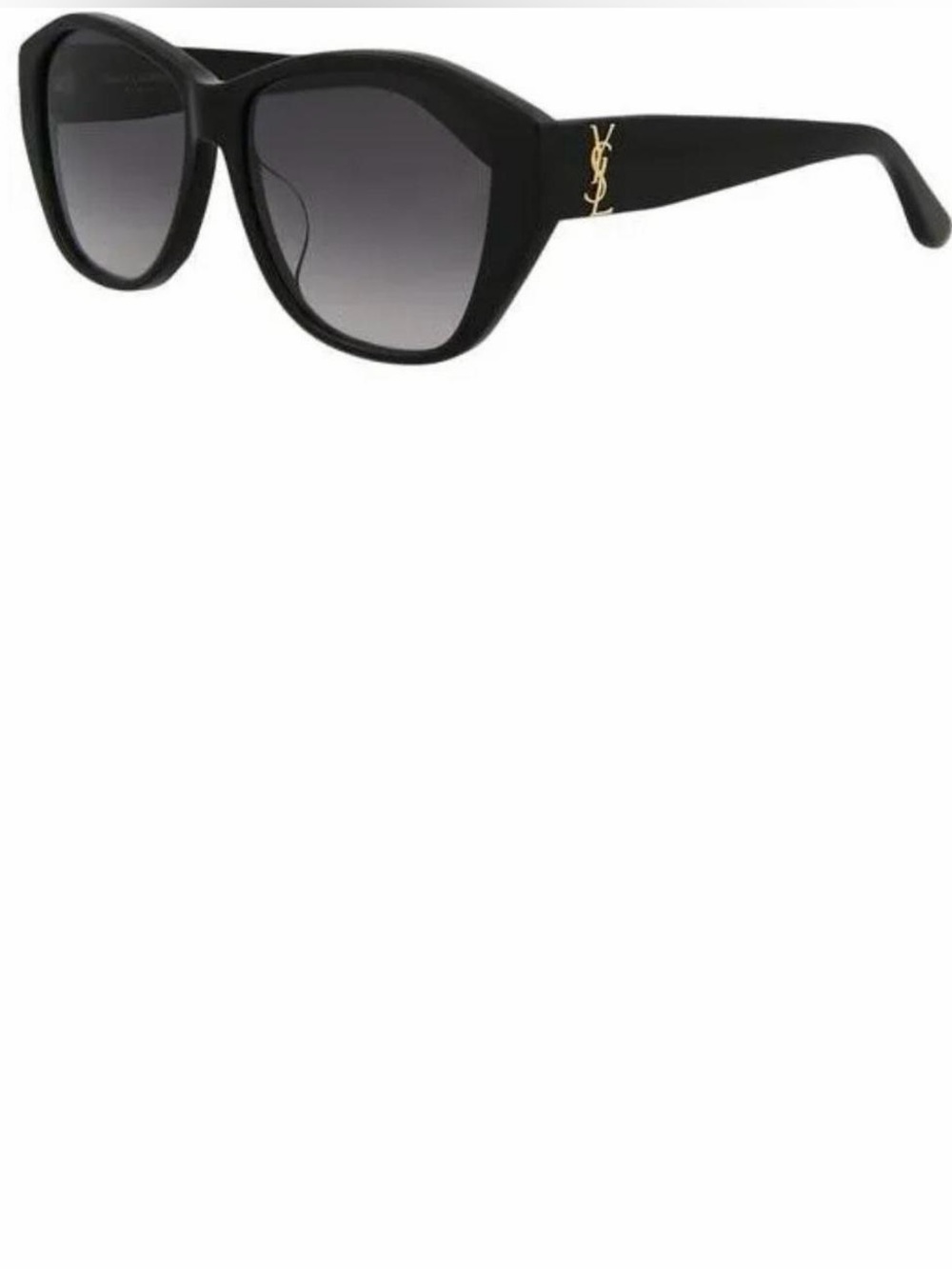 Saint Laurent Black Oversized Square Sunglasses - Picture 4 of 4